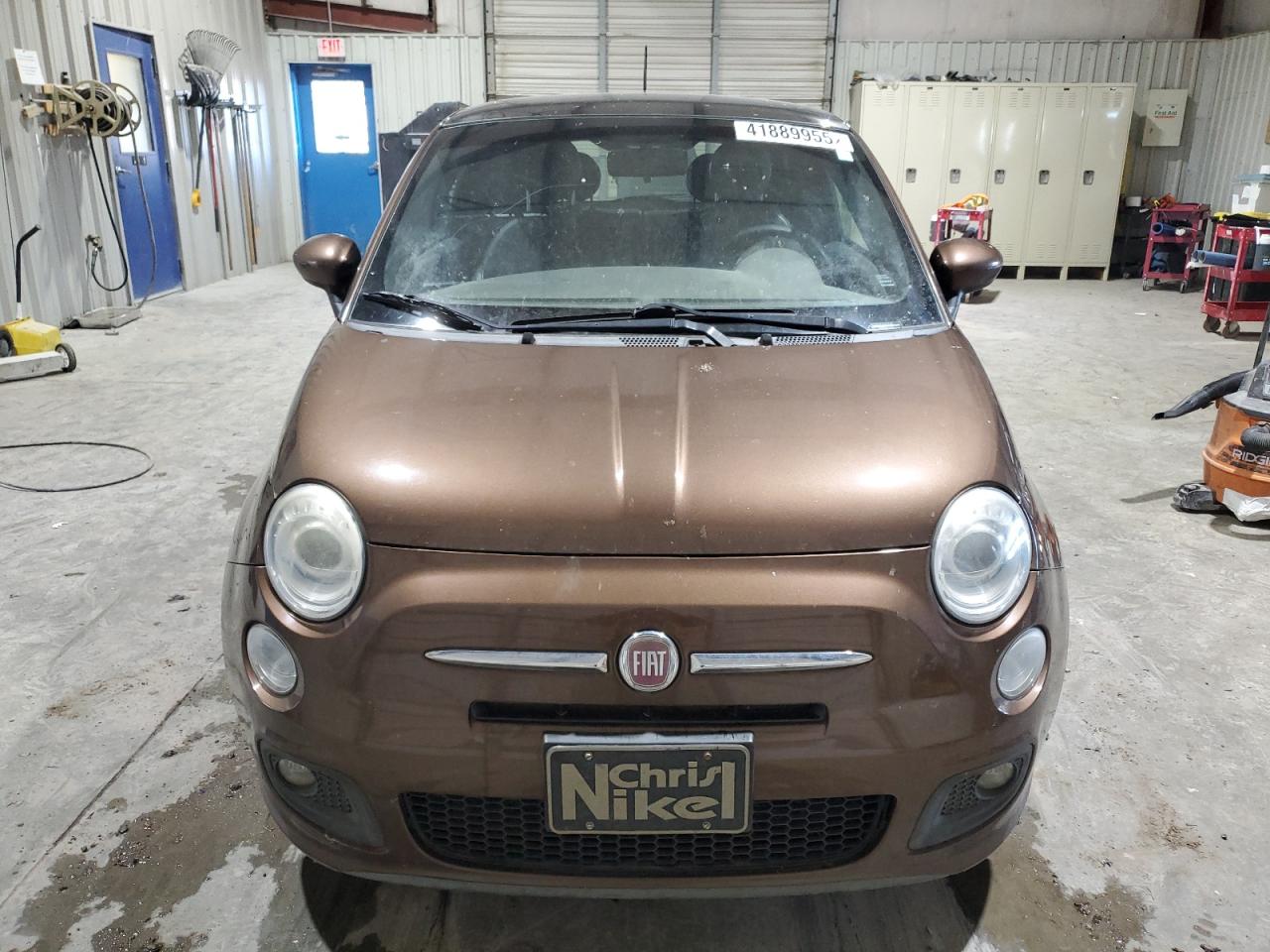 2012 Fiat 500 VIN 3C3CFFBRXCT347812 Copart auction photo, mechanical / rear end damage thumbnail 5