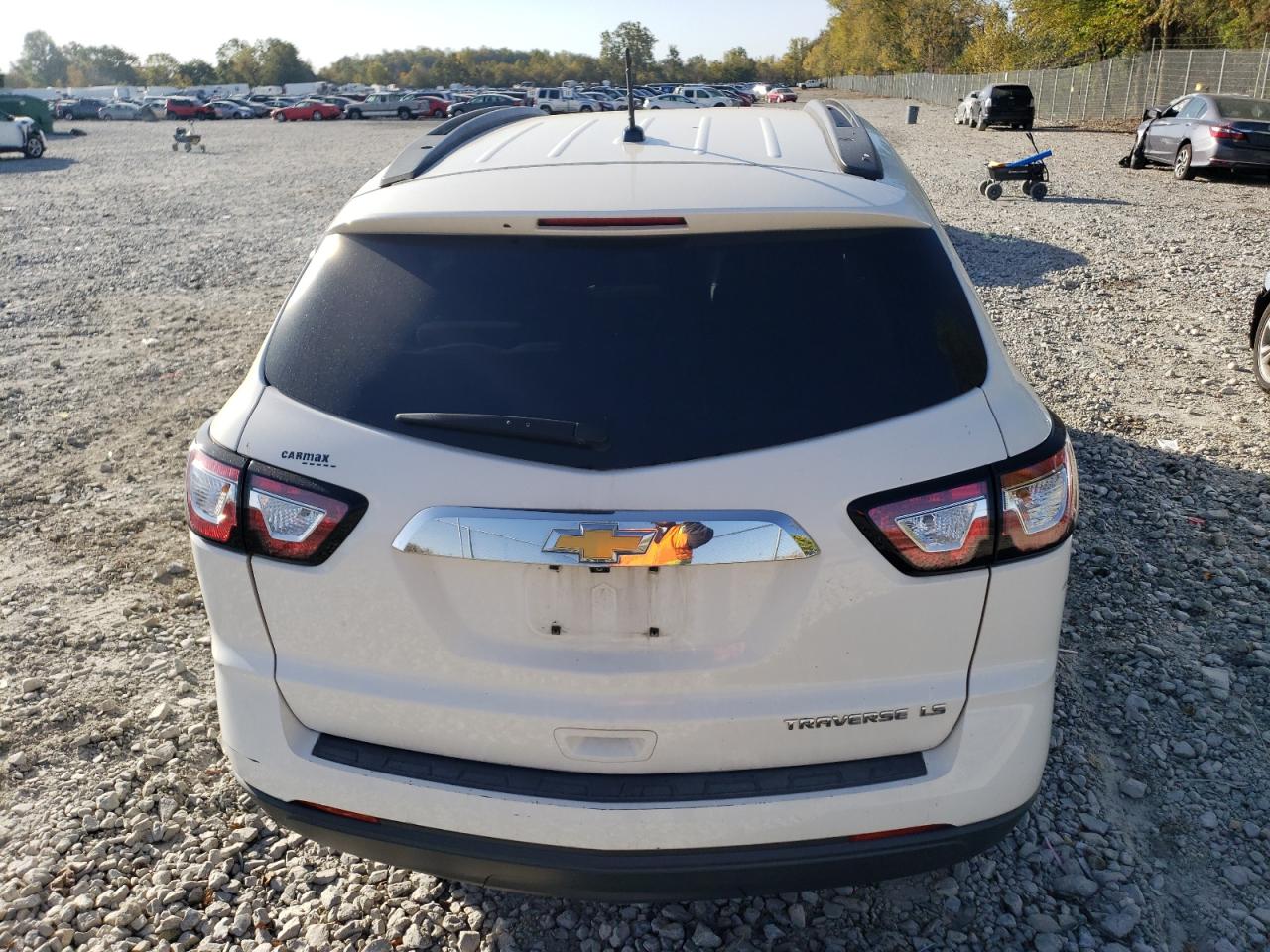 2014 Chevrolet Traverse VIN 1GNKRFED6EJ225478 Copart auction photo, front end / minor dent/scratches damage thumbnail 6