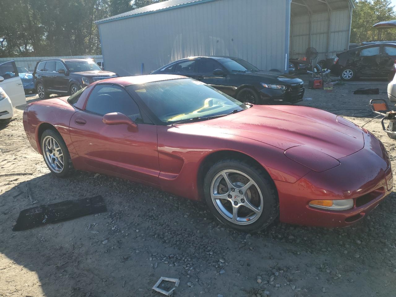 2001 Chevrolet Corvette VIN 1G1YY22G615106449 Copart auction photo, side damage thumbnail 4