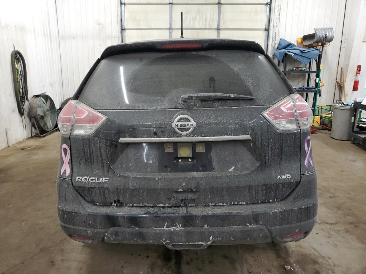 2016 Nissan Rogue VIN JN8AT2MV9GW136913 Copart auction photo, front end damage thumbnail 6