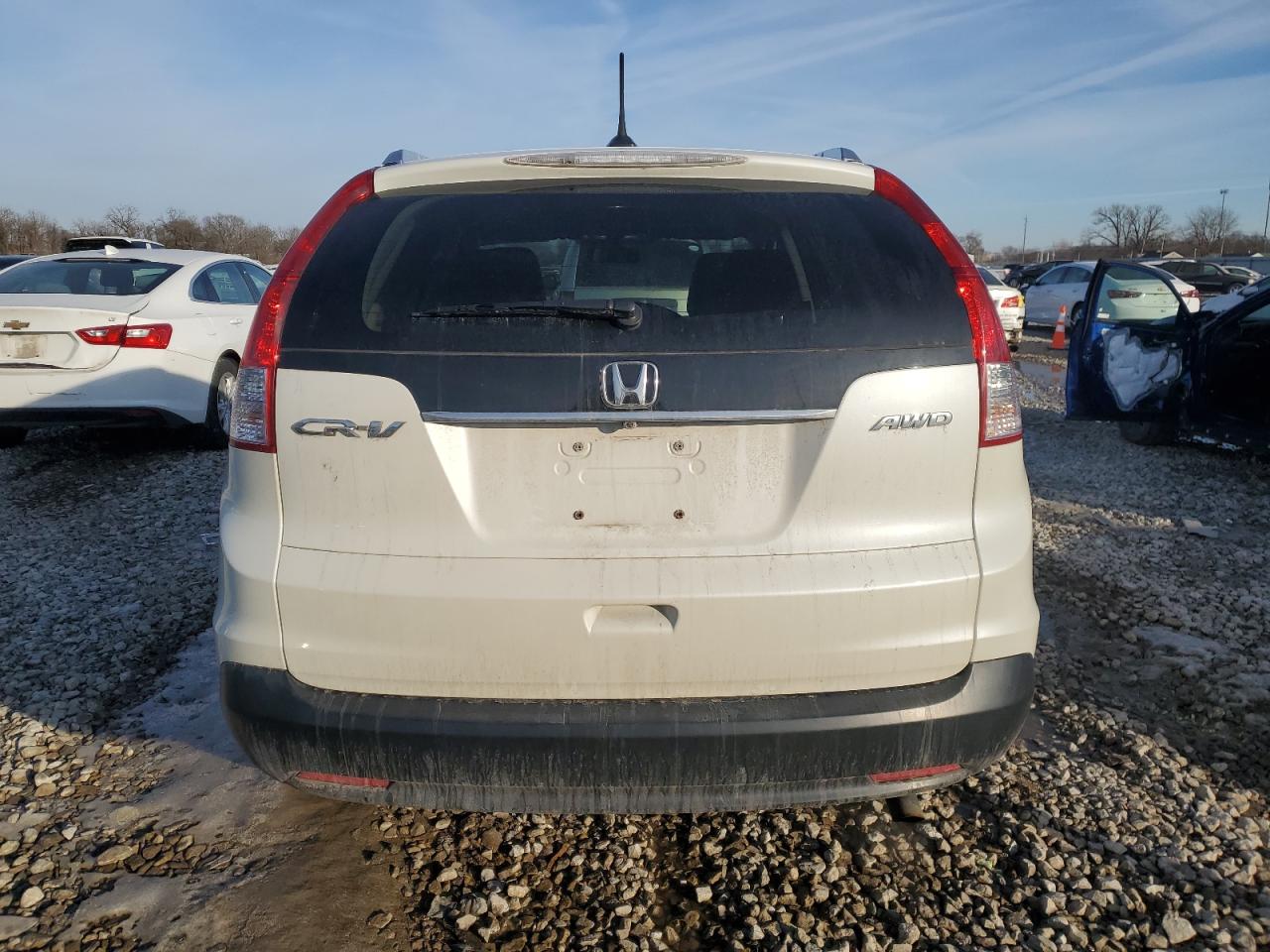 2013 Honda CR-V VIN 5J6RM4H78DL061406 Copart auction photo, side damage thumbnail 6