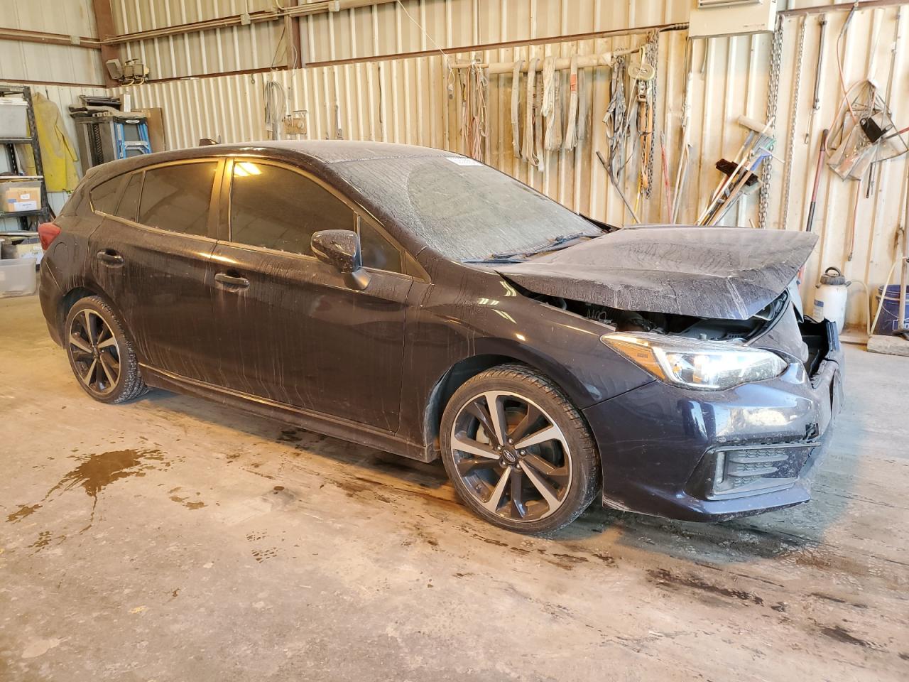 2020 Subaru Impreza VIN 4S3GTAJ69L1715856 Copart auction photo, front end / mechanical damage thumbnail 4