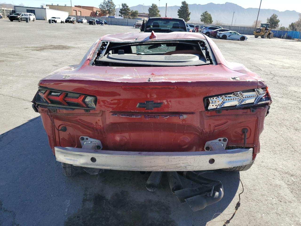 2016 Chevrolet Camaro VIN 1G1FH1R75G0177073 Copart auction photo, rollover damage thumbnail 6