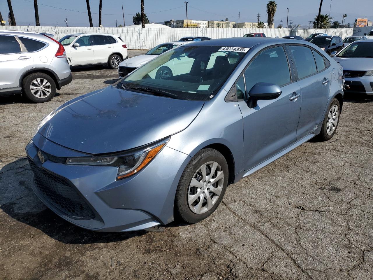2020 Toyota Corolla VIN 5YFEPRAE6LP077627