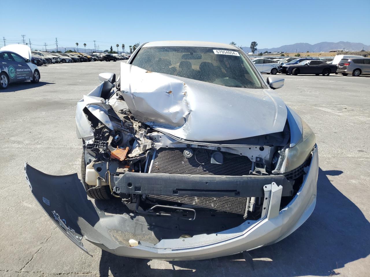 2009 Honda Accord VIN JHMCP26499C016433 Copart auction photo, front end damage thumbnail 5