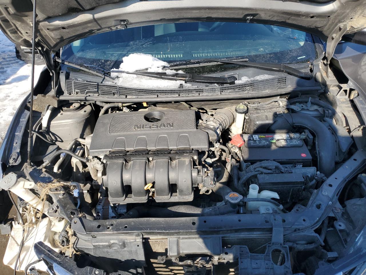 2019 Nissan Sentra VIN 3N1AB7AP7KY299601 Copart auction photo, all over / undercarriage damage thumbnail 11