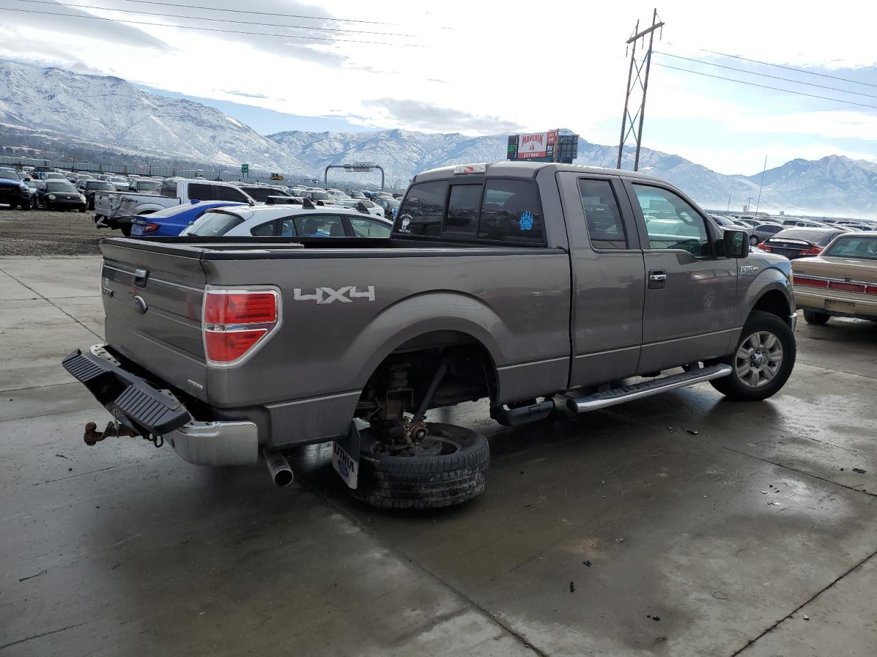 2012 Ford F-150 VIN 1FTFX1EF1CFC58120 Copart auction photo, all over damage thumbnail 3
