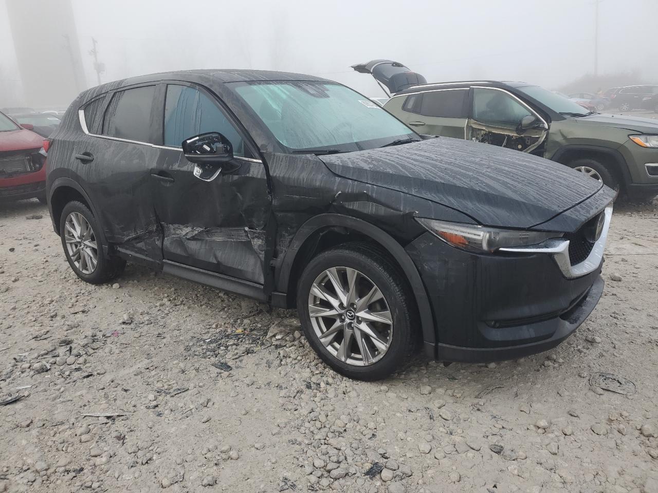 2020 Mazda CX-5 VIN JM3KFBDM3L0790180 Copart auction photo, side / front end damage thumbnail 4