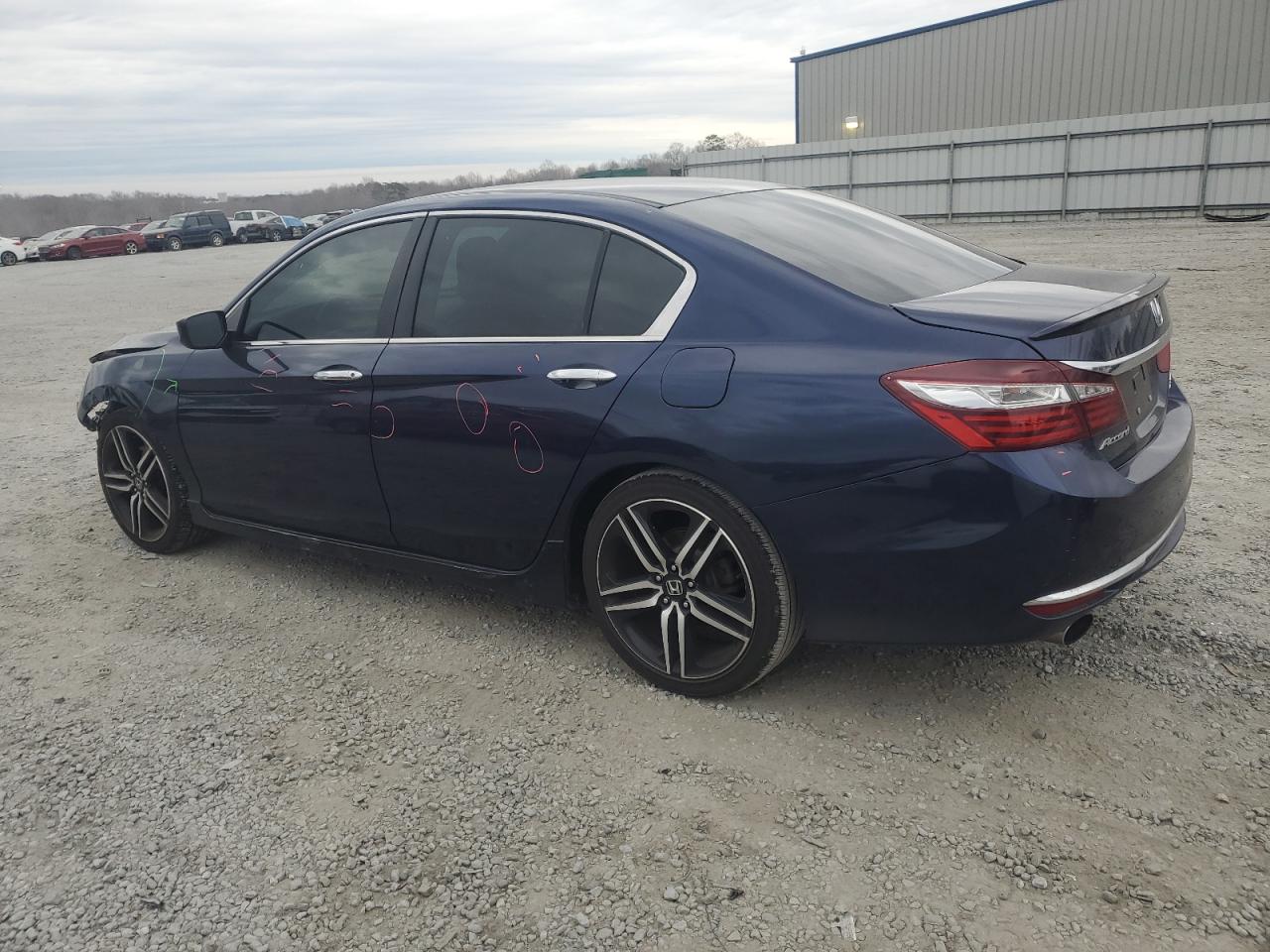 2017 Honda Accord VIN 1HGCR2F10HA222429 Copart auction photo, front end / minor dent/scratches damage thumbnail 2