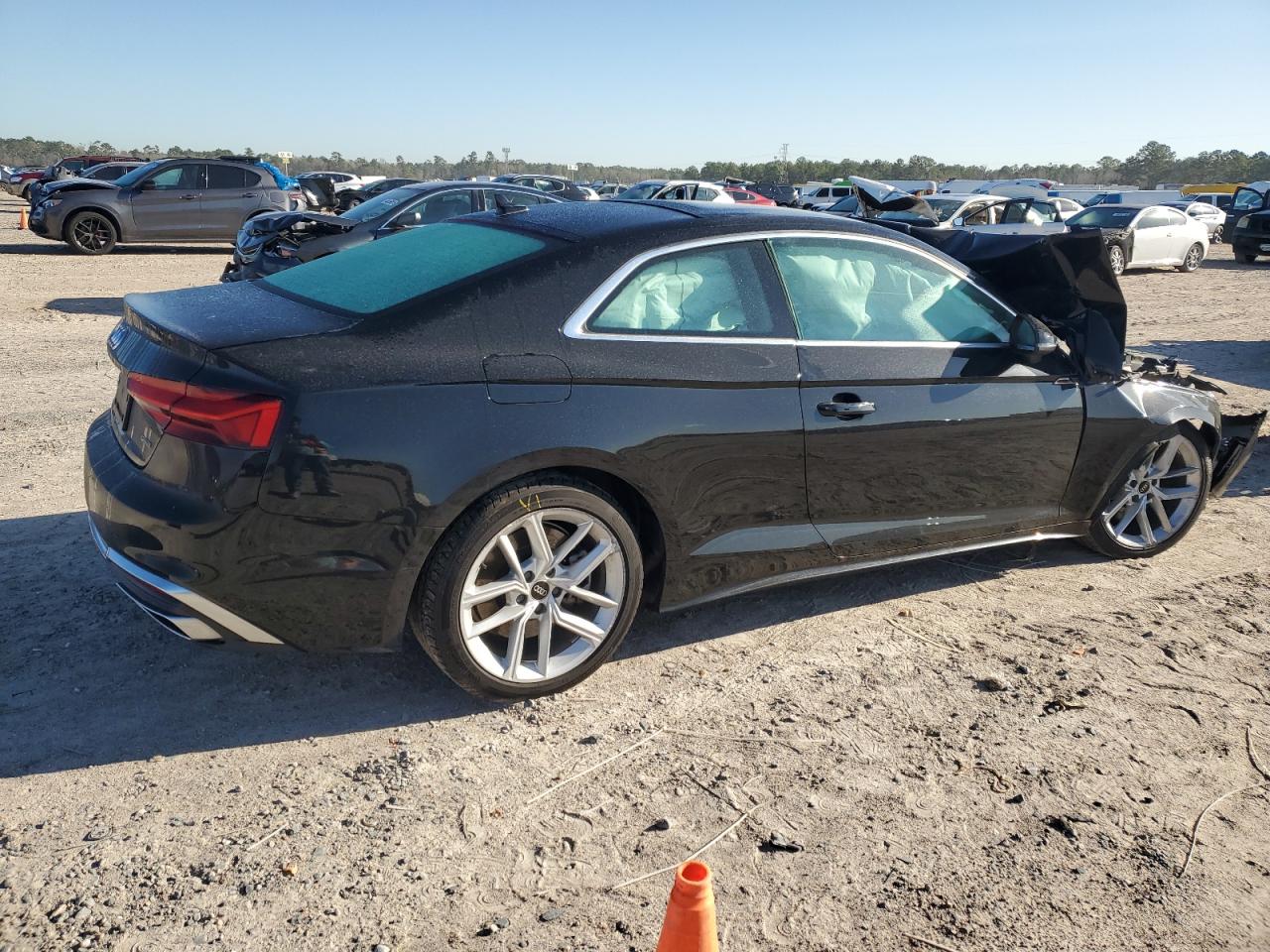 2023 Audi A5 VIN WAUSAAF57PA016261 Copart auction photo, front end / minor dent/scratches damage thumbnail 3