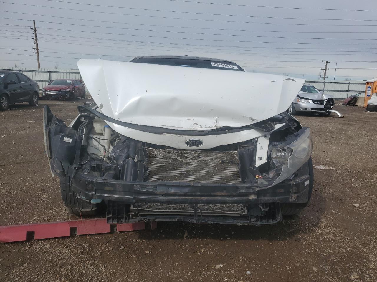 2012 KIA Optima VIN 5XXGN4A78CG069508 Copart auction photo, front end / minor dent/scratches damage thumbnail 5