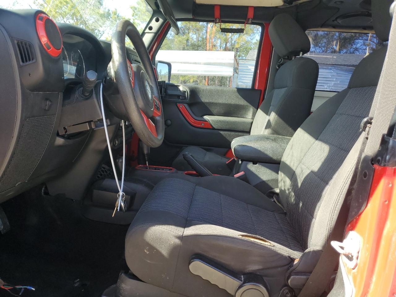 2011 Jeep Wrangler VIN 1J4AA2D10BL514202 Copart auction photo, side / minor dent/scratches damage thumbnail 7