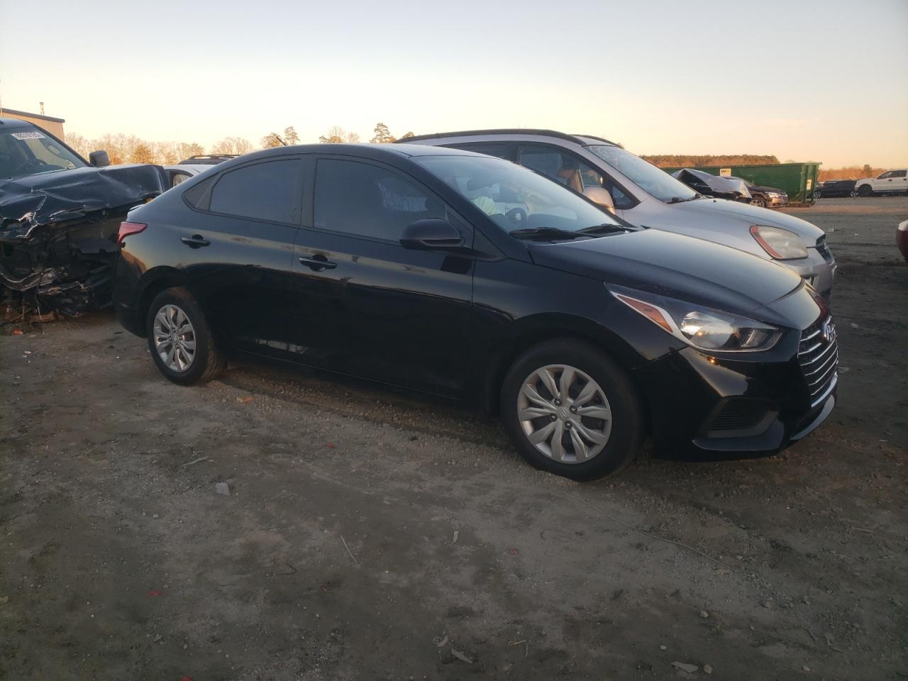 2022 Hyundai Accent VIN 3KPC24A63NE163533 Copart auction photo, all over damage thumbnail 4