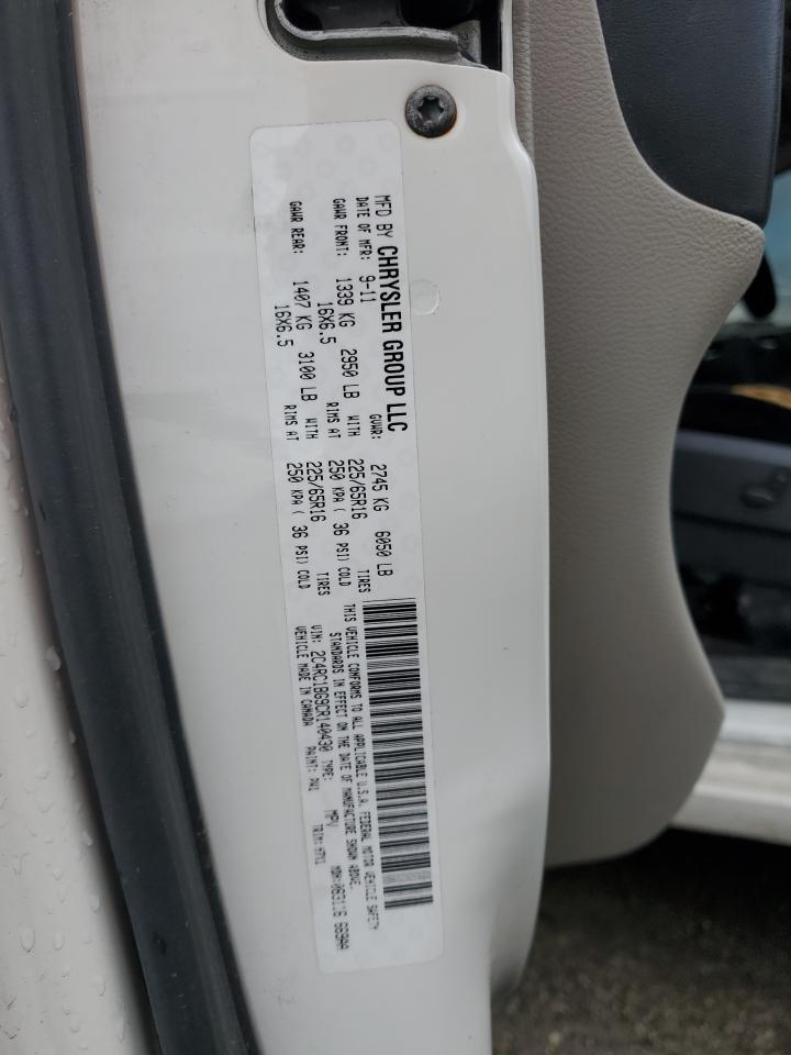 2012 Chrysler Town & Country VIN 2C4RC1BG9CR140430 Copart auction photo, front end / undercarriage damage thumbnail 13