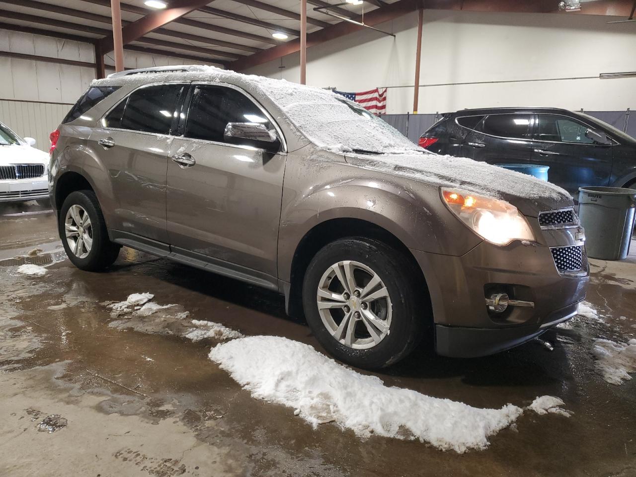2012 Chevrolet Equinox VIN 2GNFLGEK9C6137297 Copart auction photo, side / front end damage thumbnail 4