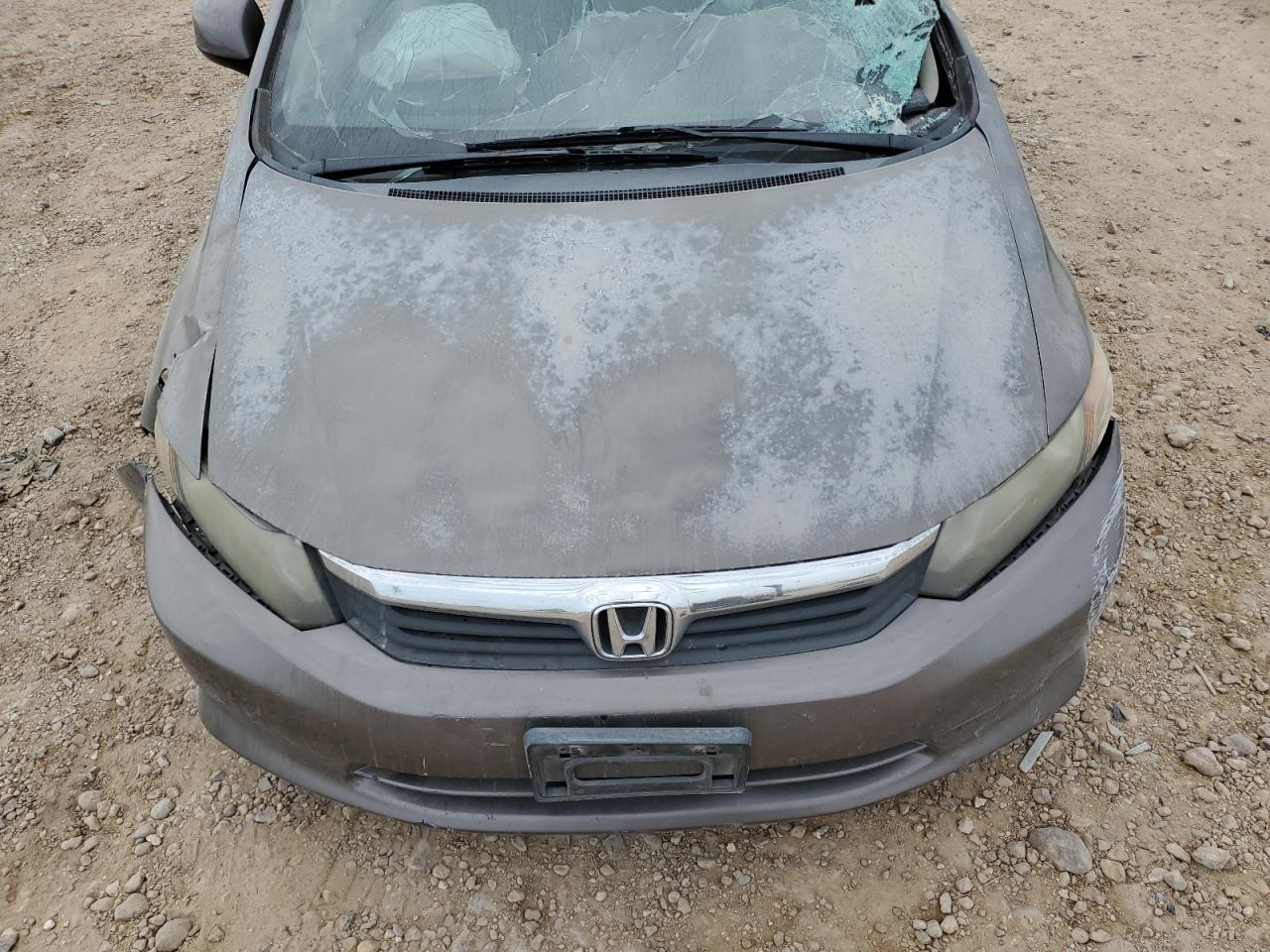 2012 Honda Civic VIN 2HGFB2F57CH601037 Copart auction photo, all over damage thumbnail 11