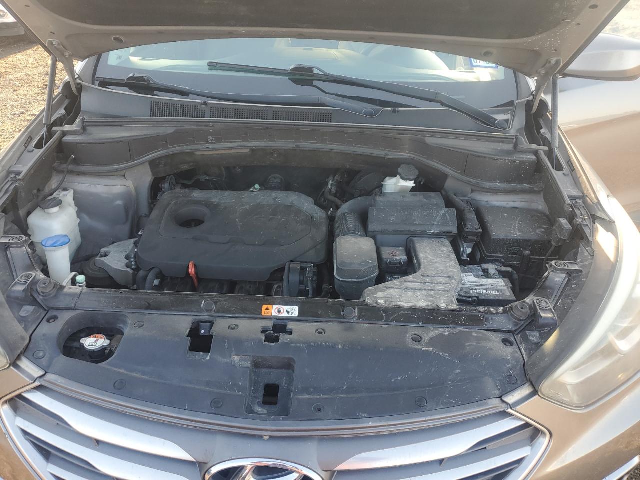 2018 Hyundai Santa Fe VIN 5NMZT3LB4JH100648 Copart auction photo, front end damage thumbnail 12