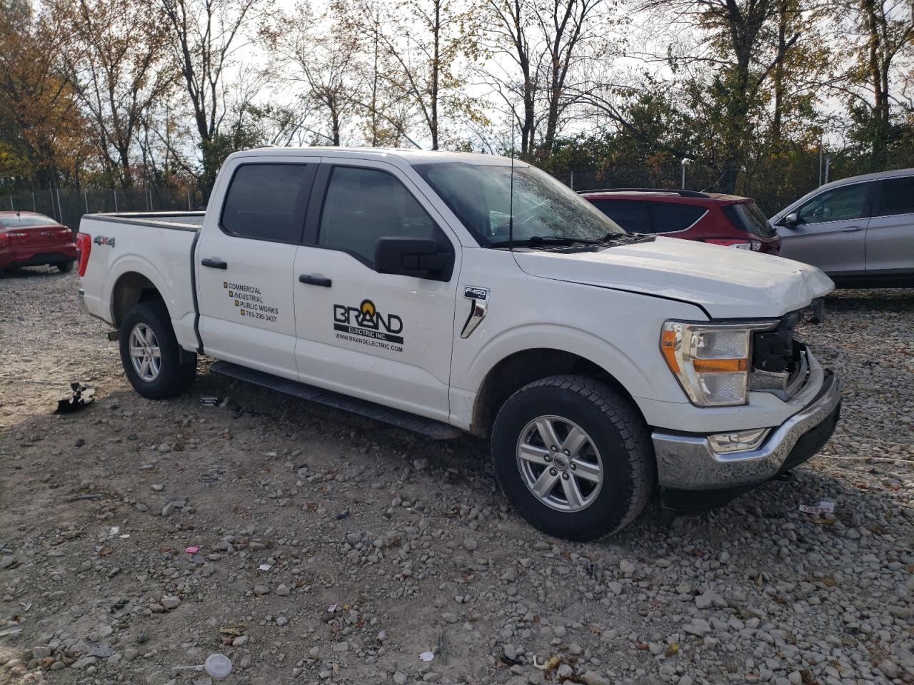 2022 Ford F-150 VIN 1FTFW1E56NFA64843 Copart auction photo, front end / minor dent/scratches damage thumbnail 4