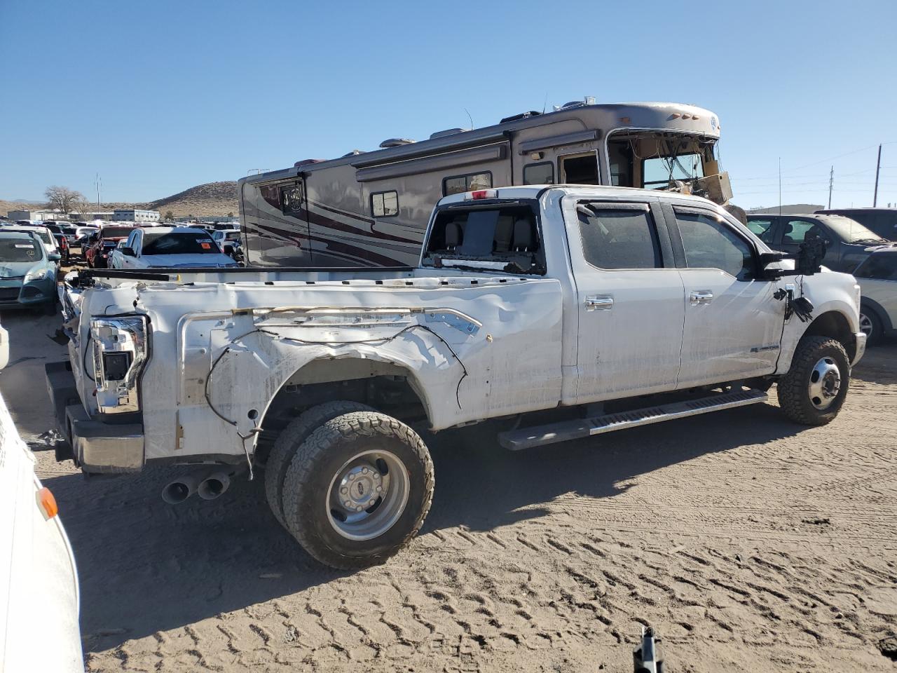 2019 Ford F350 VIN 1FT8W3DT9KEG66898 Copart auction photo, rear end / side damage thumbnail 3