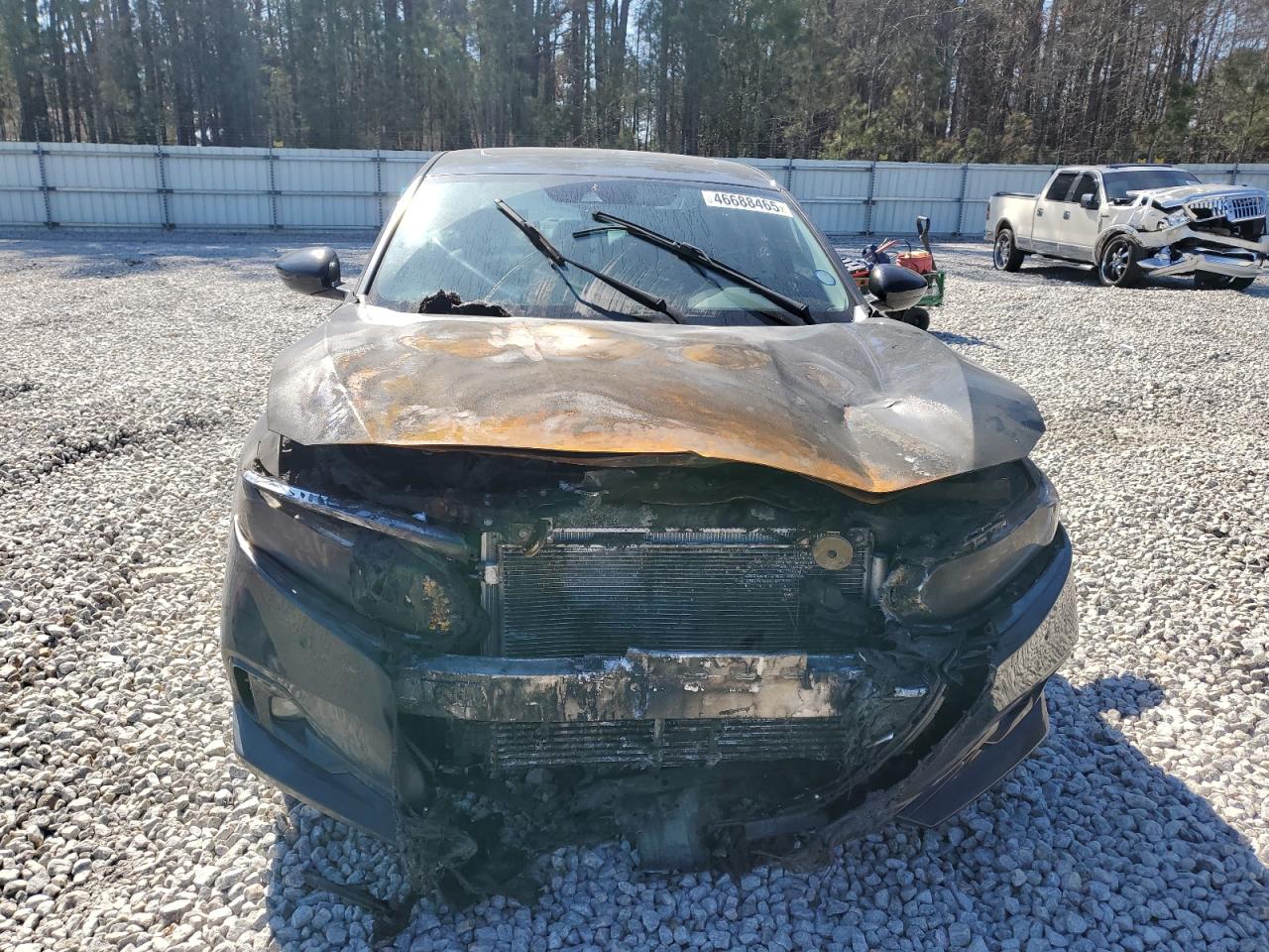 2022 Honda Accord VIN 1HGCV1F51NA062338 Copart auction photo, burn / front end damage thumbnail 5