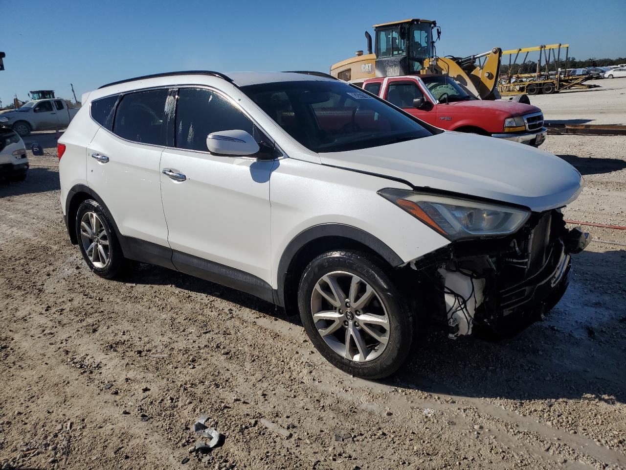 2014 Hyundai Santa Fe VIN 5XYZU3LA9EG178654 Copart auction photo, front end damage thumbnail 4
