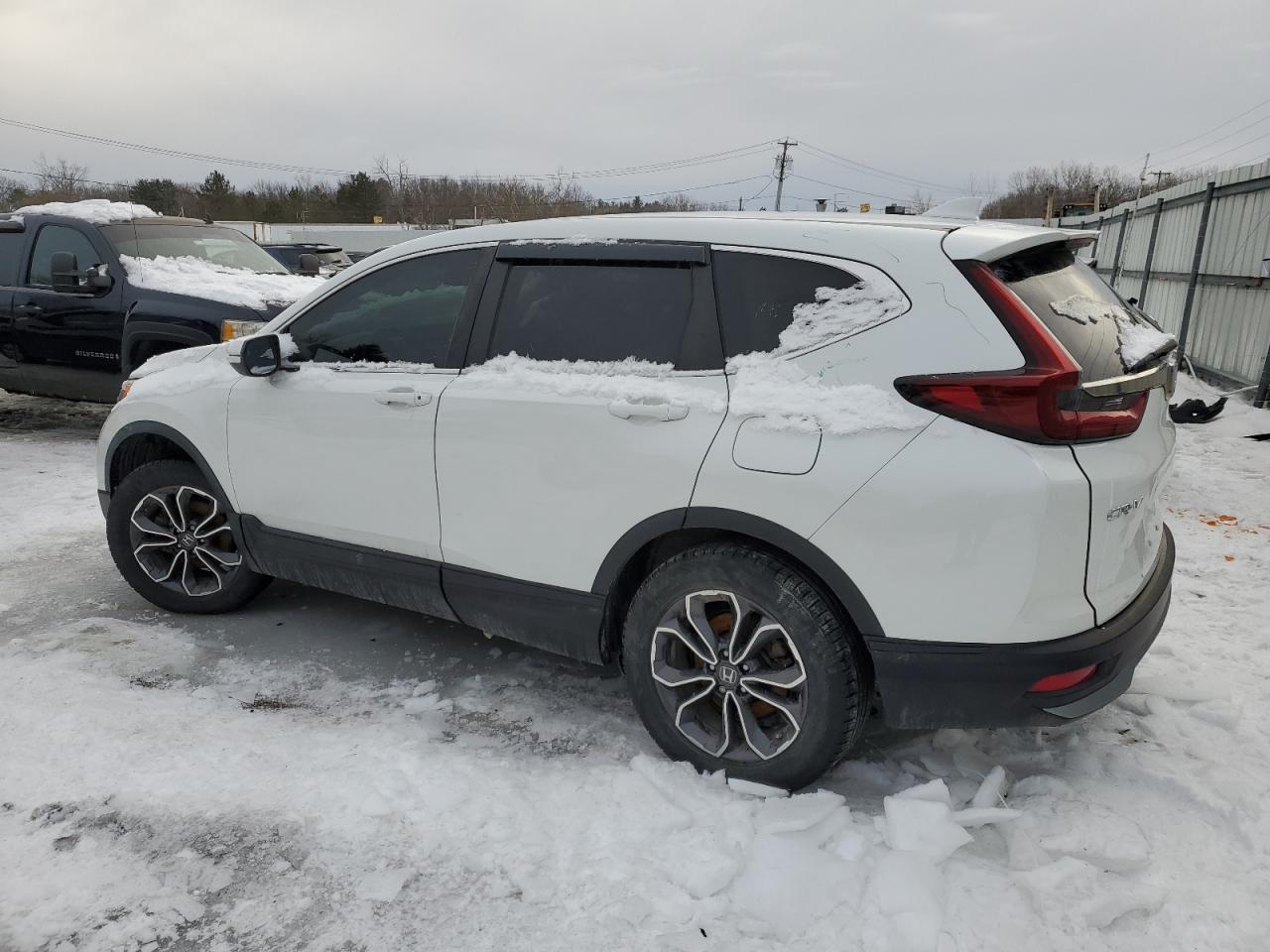 2020 Honda CR-V VIN 2HKRW2H53LH645377 Copart auction photo, side / rear end damage thumbnail 2