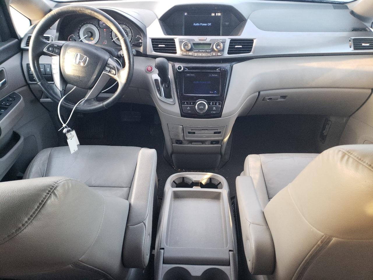 2015 Honda Odyssey VIN 5FNRL5H66FB019196 Copart auction photo, front end / minor dent/scratches damage thumbnail 8