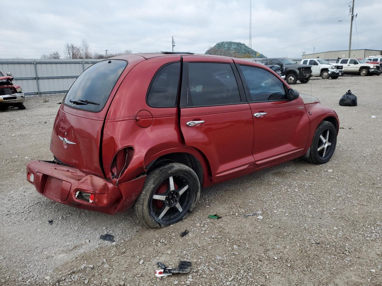 2005 Chrysler PT Cruiser VIN 3C4FY58B95T587265 Copart auction photo, rear end damage thumbnail 3