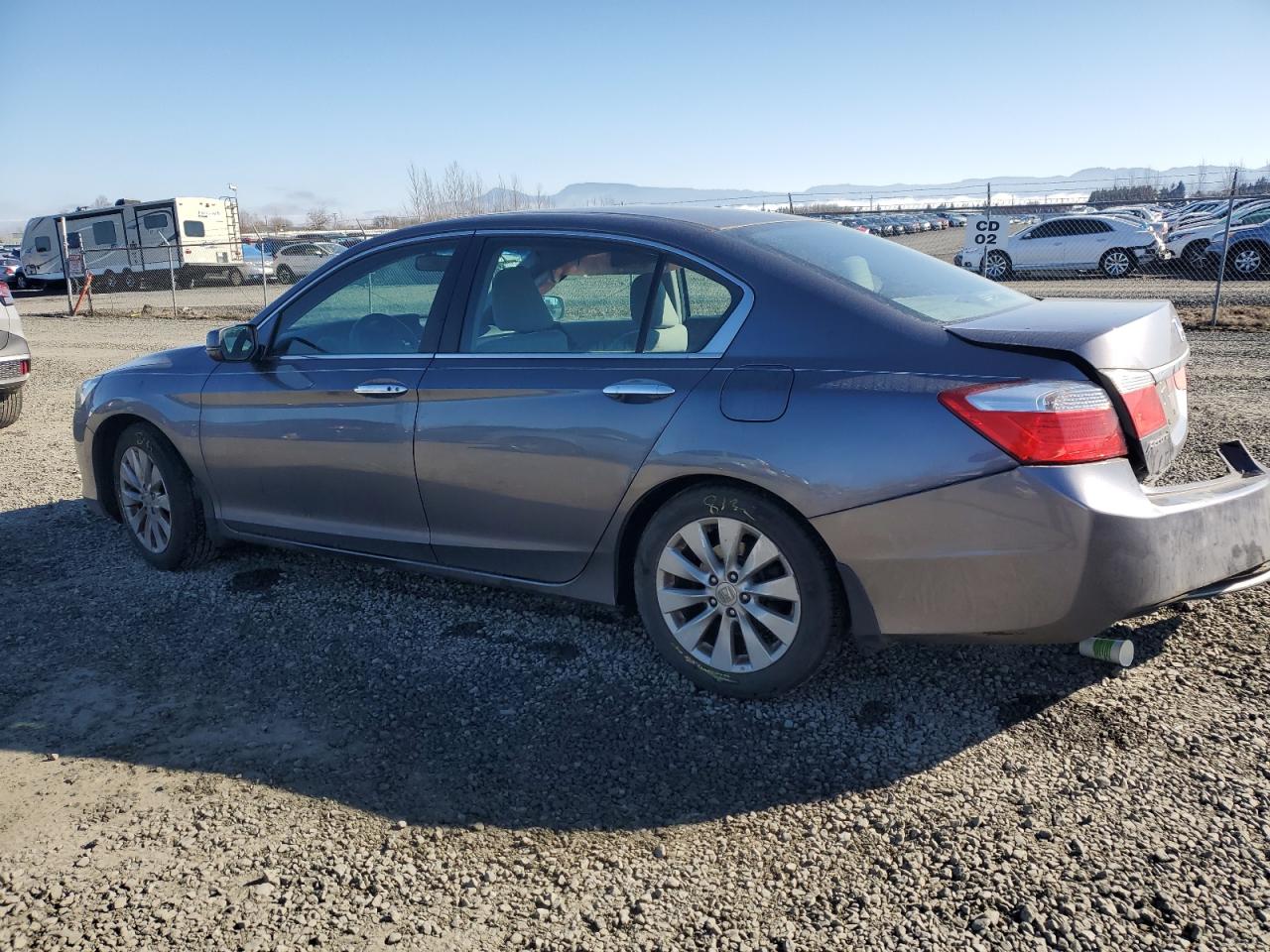 2013 Honda Accord VIN 1HGCR2F74DA160726 Copart auction photo, rear end damage thumbnail 2
