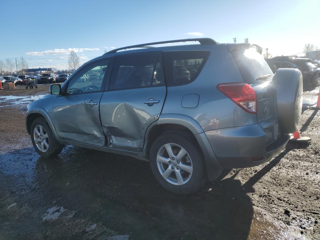 2008 Toyota RAV 4 VIN JTMBK31V086042871 Copart auction photo, side / front end damage thumbnail 2