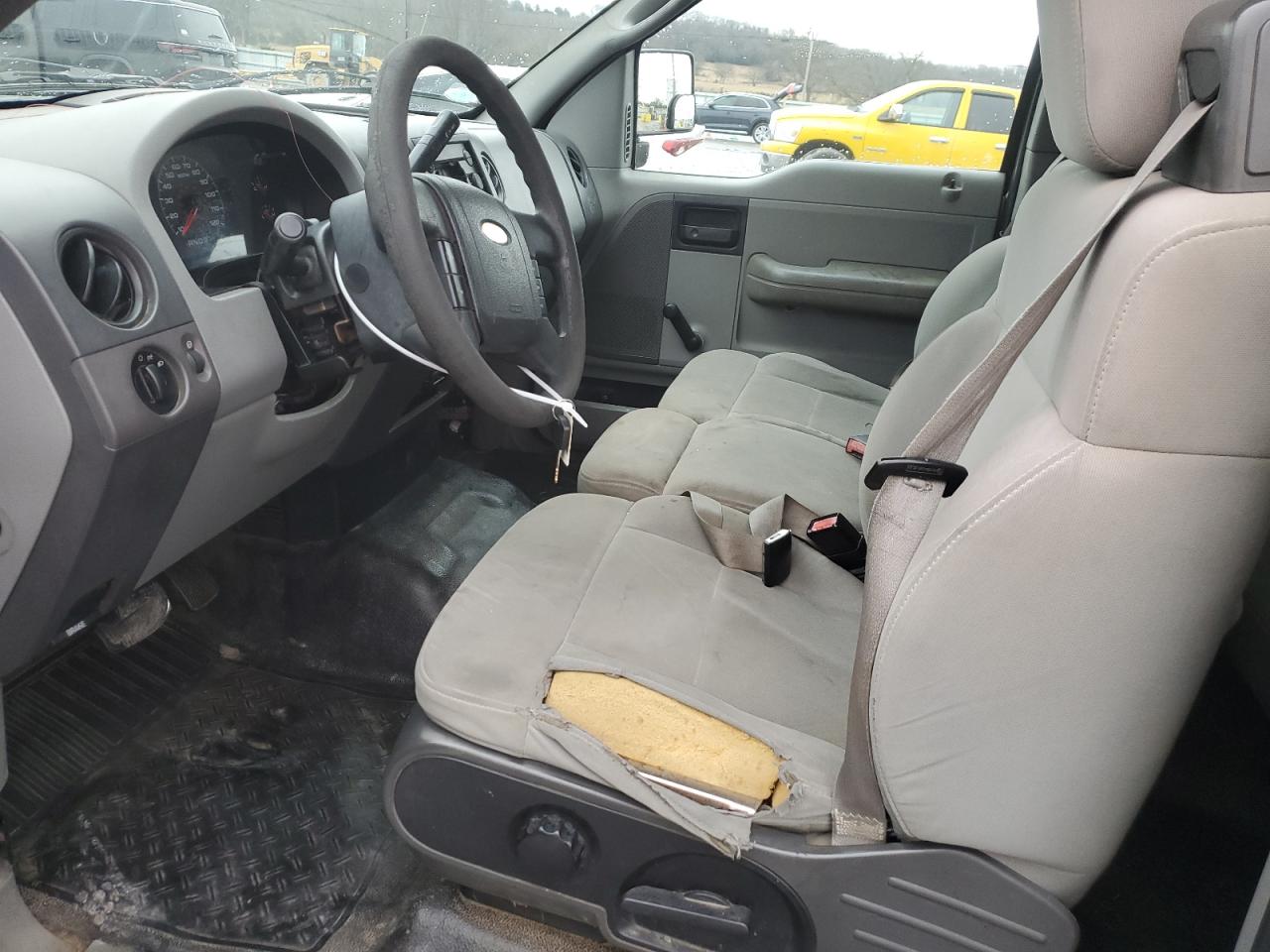 2007 Ford F-150 VIN 1FTRX12W67FA16074 Copart auction photo, mechanical damage thumbnail 7