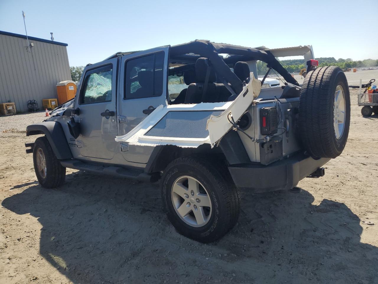 2015 Jeep Wrangler VIN 1C4BJWDG4FL546355 Copart auction photo, all over damage thumbnail 2