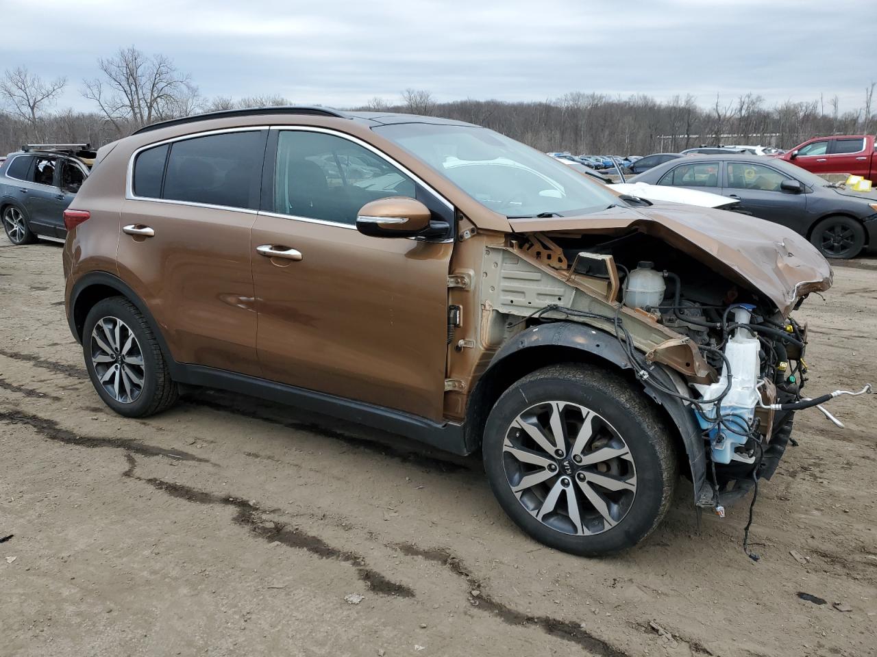 2019 KIA Sportage VIN KNDPNCAC1K7594487 Copart auction photo, front end / minor dent/scratches damage thumbnail 4