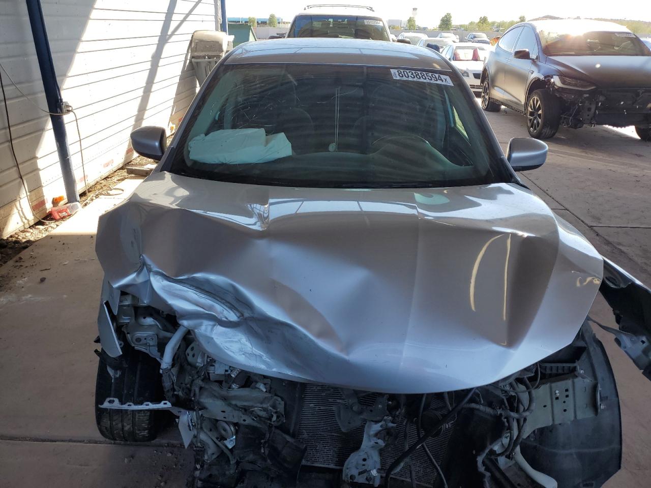 2017 Nissan Sentra VIN 3N1AB7AP8HY307486 Copart auction photo, front end damage thumbnail 5