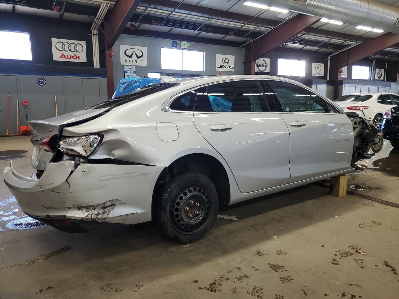 2022 Chevrolet Malibu VIN 1G1ZD5ST3NF112529 Copart auction photo, all over / stripped damage thumbnail 3