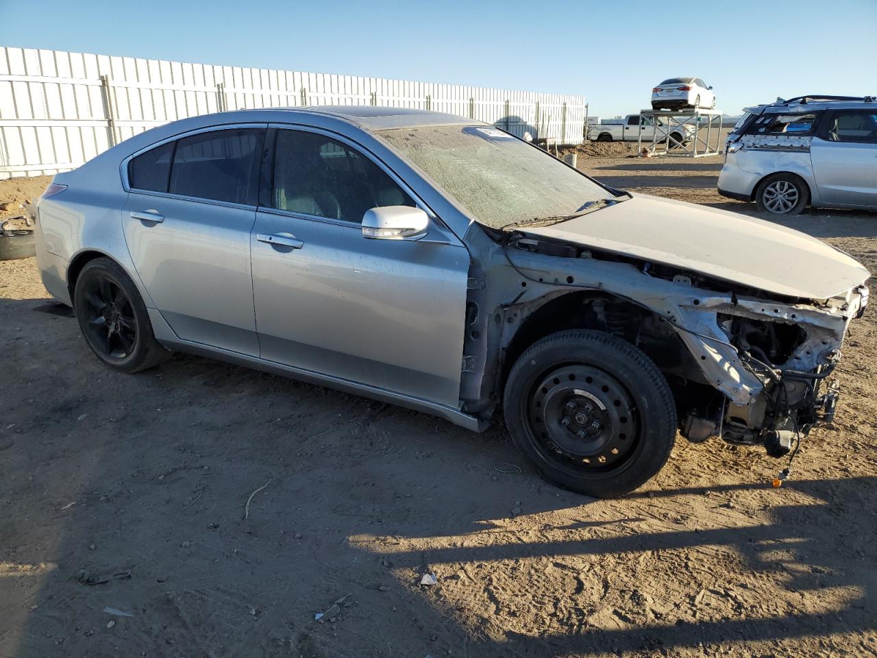 2013 Acura TL VIN 19UUA8F50DA003725 Copart auction photo, front end damage thumbnail 4