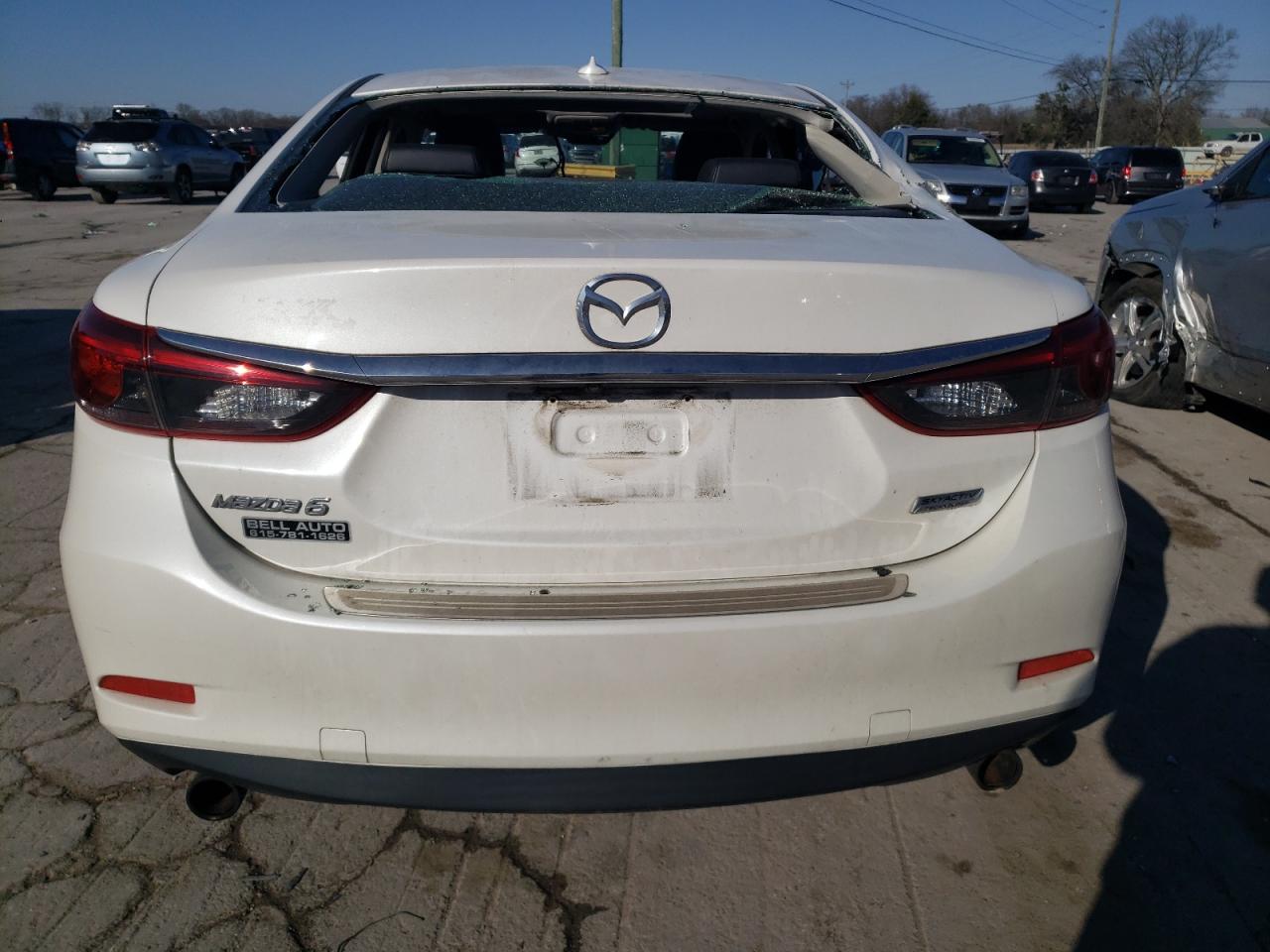 2016 Mazda 6 VIN JM1GJ1T59G1483615 Copart auction photo, front end / side damage thumbnail 6
