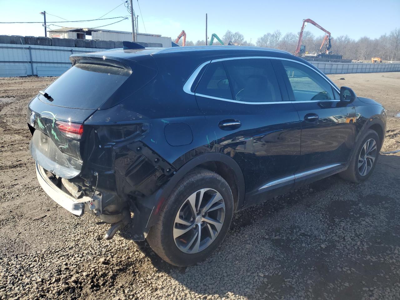 2021 Buick Envision VIN LRBFZPR49MD120293 Copart auction photo, rear end damage thumbnail 3