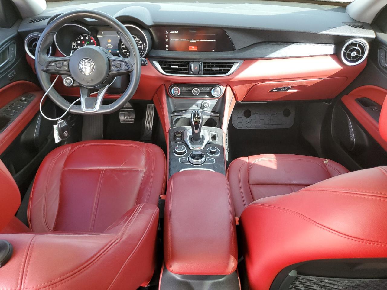 2021 Alfa Romeo Stelvio VIN ZASPAJAN2M7D17147 Copart auction photo, rear end / undercarriage damage thumbnail 8