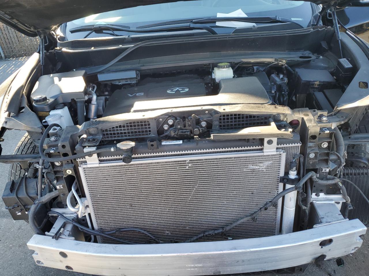 2020 Infiniti QX60 VIN 5N1DL0MN9LC510053 Copart auction photo, front end damage thumbnail 12