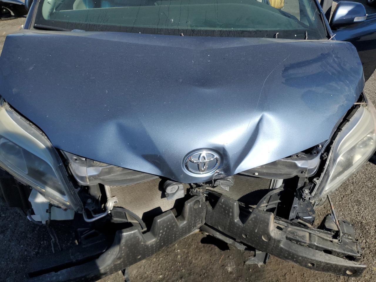 2015 Toyota Sienna VIN 5TDYK3DC2FS637786 Copart auction photo, front end / side damage thumbnail 13