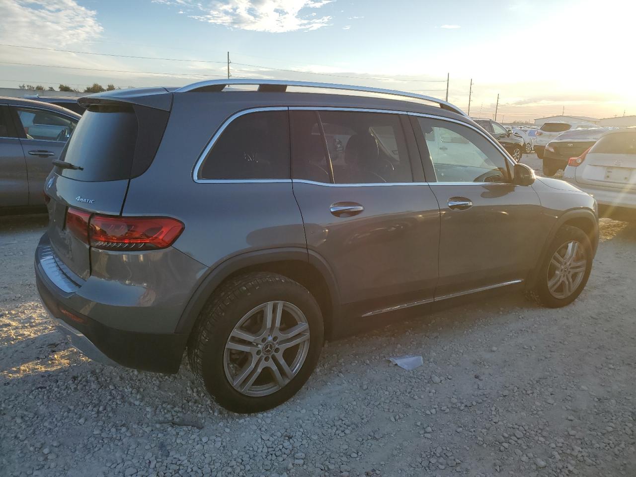 2020 Mercedes-Benz GLB VIN W1N4M4HB9LW022060 Copart auction photo, rear end / mechanical damage thumbnail 3