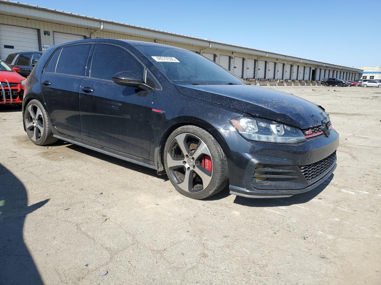2019 Volkswagen GTI VIN 3VW5T7AU0KM034315 Copart auction photo, mechanical / front end damage thumbnail 4
