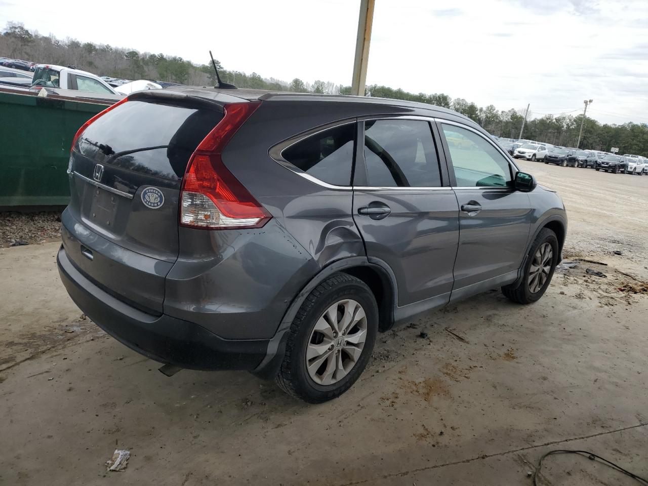 2013 Honda CR-V VIN 2HKRM3H72DH515928 Copart auction photo, side damage thumbnail 3