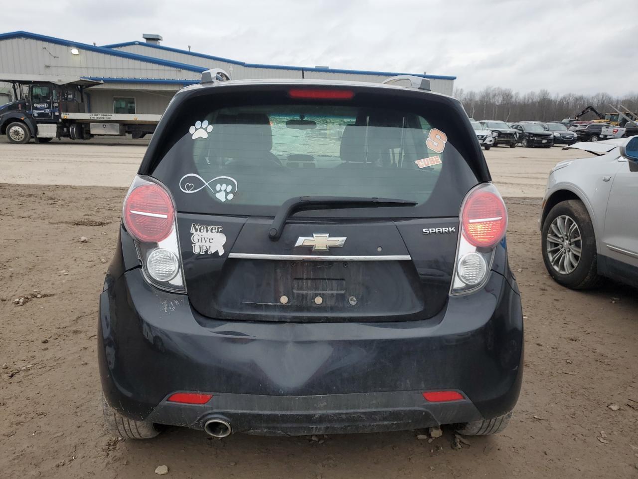 2013 Chevrolet Spark VIN KL8CF6S94DC582384 Copart auction photo, front end / minor dent/scratches damage thumbnail 6