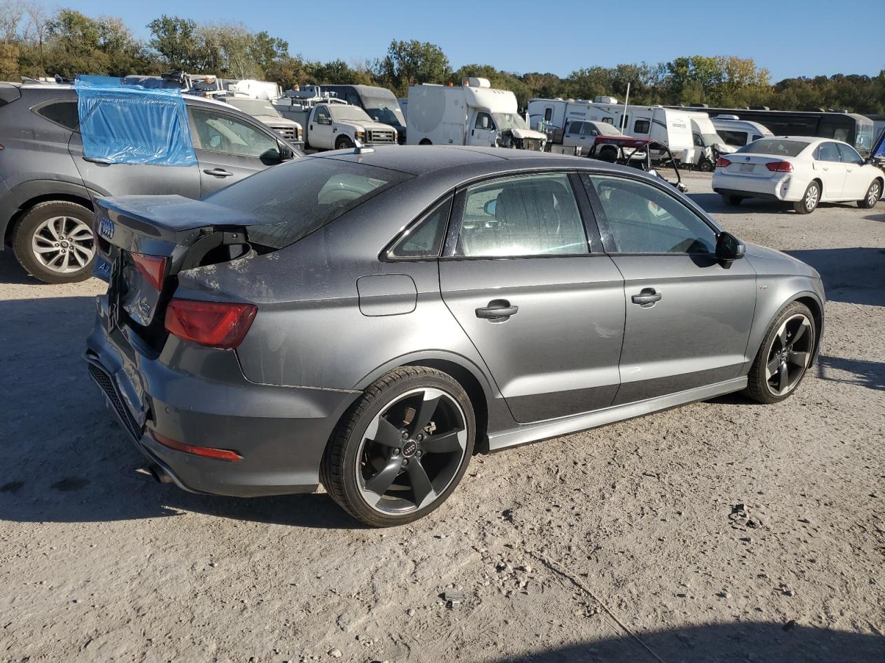 2016 Audi A3 VIN WAUB8GFFXG1046586 Copart auction photo, rear end / undercarriage damage thumbnail 3