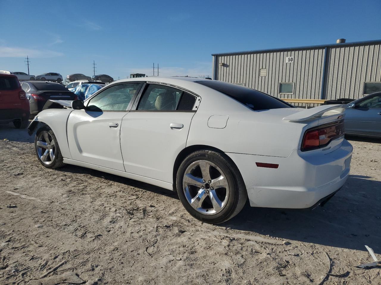 2013 Dodge Charger VIN 2C3CDXHG1DH560742 Copart auction photo, front end / minor dent/scratches damage thumbnail 2
