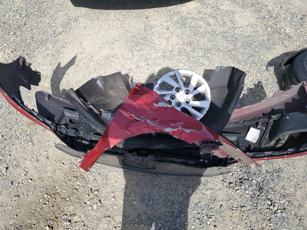 2018 Hyundai Elantra VIN 5NPD74LF4JH346738 Copart auction photo, front end / side damage thumbnail 12
