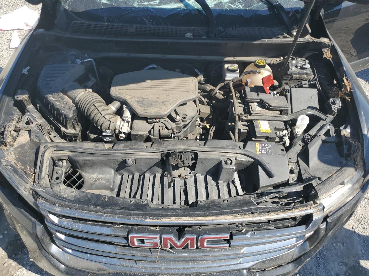 2021 GMC Acadia VIN 1GKKNLLS5MZ163922 Copart auction photo, all over damage thumbnail 11