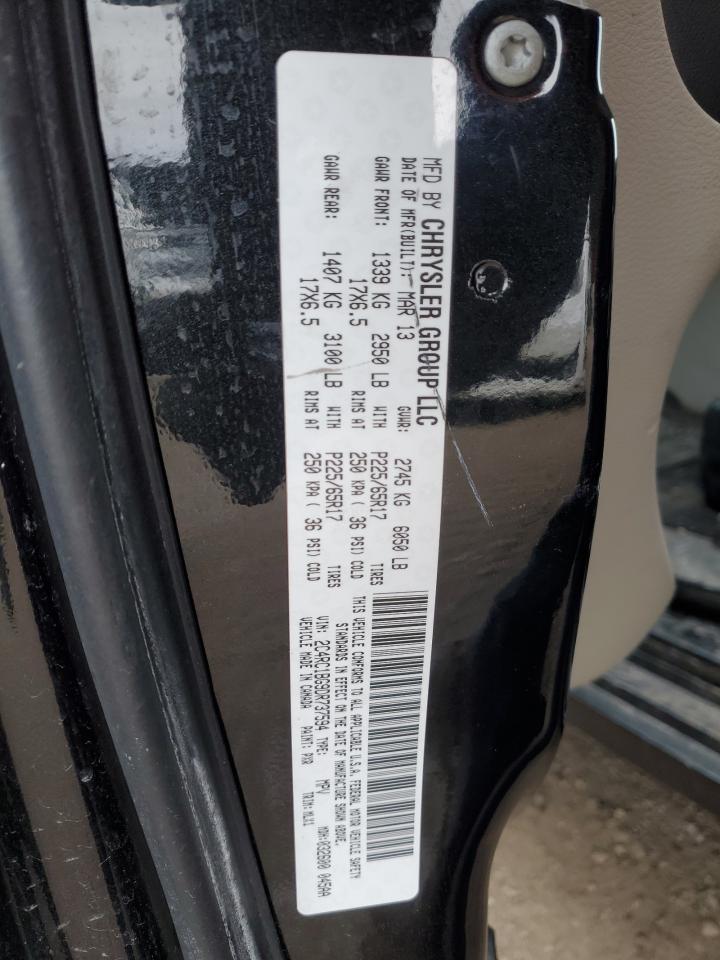 2013 Chrysler Town & Country VIN 2C4RC1BG9DR737594 Copart auction photo, front end damage thumbnail 14